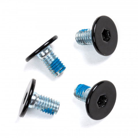 Śruby / Tulejki - Powerslide Storm Cuff Screw - Czarne (4 szt.) - Zdjęcie 1