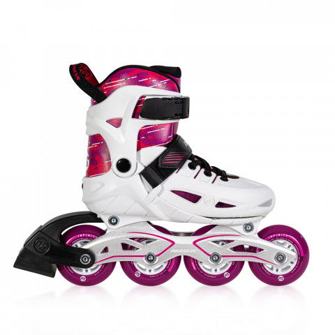 Rolki - Rolki Powerslide Phuzion Universe 4W - Różowe - Zdjęcie 1