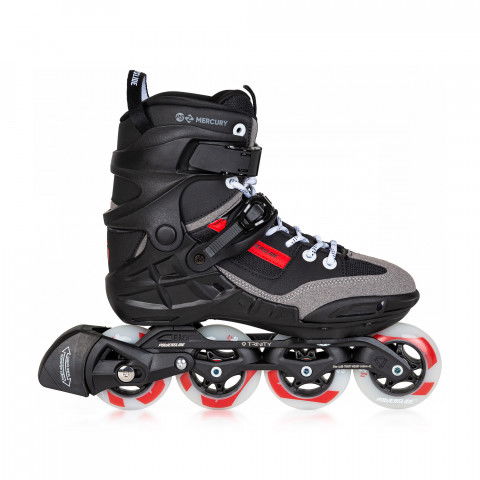 Rolki - Rolki Powerslide Phuzion Mercury 80 - Czarno/Szare - Zdjęcie 1