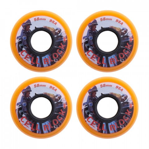 Promocje - Kółka do Rolek Hyper Cell Block 58mm/95a (4 szt.) - Zdjęcie 1