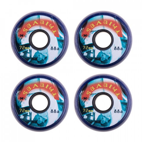 Kółka - Kółka do Rolek Hyper Thieves 72mm/88a - Granatowe (4 szt.) - Zdjęcie 1