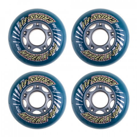 Promocje - Kółka do Rolek Hyper X360 72,5mm/78a - Granatowe (4 szt.) - Zdjęcie 1