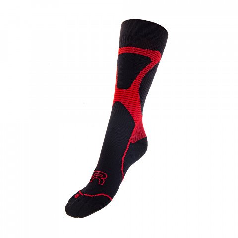 Skarpetki - FR Nano Sport Socks - Czarno/Czerwone - Zdjęcie 1