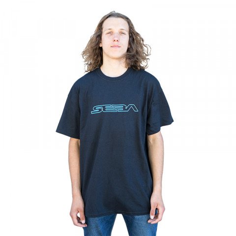 Koszulki - Koszulka Seba Men T-shirt - Czarno/Niebieski - Zdjęcie 1