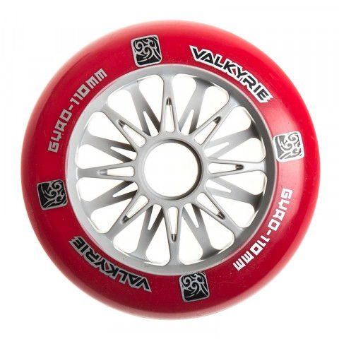 Kółka - Kółka do Rolek Gyro Valkyrie 110mm/85a (1 szt.) - Czerwone - Zdjęcie 1