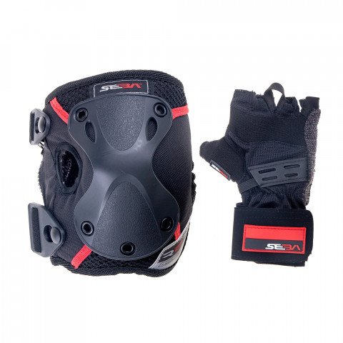 Ochraniacze - Ochraniacze Seba Protective Pack x 2 (Glove + Knee Zip) - Zdjęcie 1