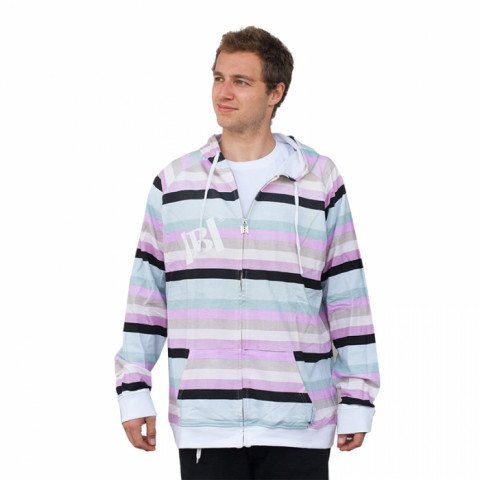 Bluzy - Bluza B-Unique Stripes Zip Hoodie - Zdjęcie 1