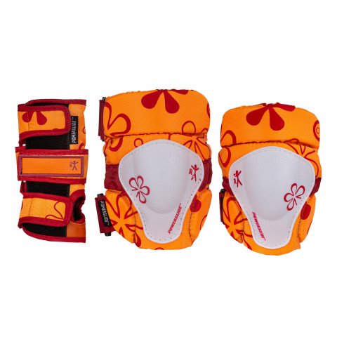 Ochraniacze - Ochraniacze Powerslide Kids Standard Tri-pack - Pomarańczowy - Zdjęcie 1