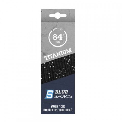 Sznurówki - Sznurówki Blue Sports Sznurówki Woskowane Titanum - Czarne - Zdjęcie 1