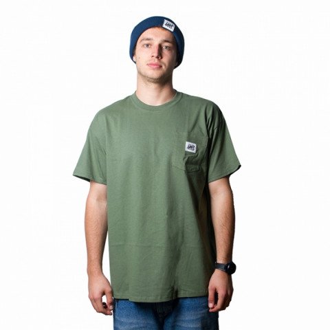 Koszulki - Koszulka BladeLife 5th Anniversary Pocket Tee - Ciemno Zielony - Zdjęcie 1