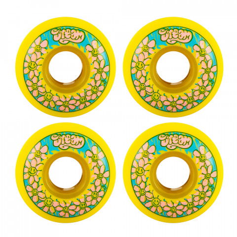 Kółka - Kółka do Rolek Dream Daisy 58mm/92a - Żółte (4 szt.) - Zdjęcie 1