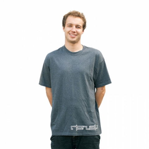 Koszulki - Koszulka Denial Downside Logo Tshirt - Dark Grey - Zdjęcie 1