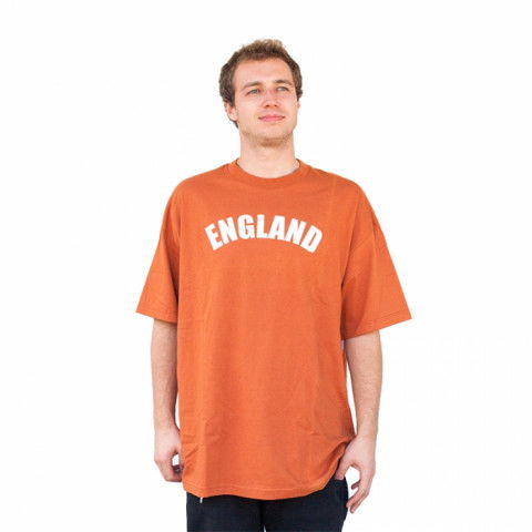 Koszulki - Koszulka England Clothing Stitch - Tshirt - Pomarańczowa - Zdjęcie 1