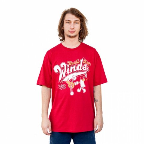 Koszulki - Koszulka Gost Santa Ana Winds T-shirt - Czerwony - Zdjęcie 1