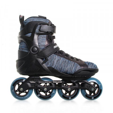 Powerslide - Rolki Powerslide Phuzion Radon 80 SMU - Czarno/Niebieskie - Powystawowe - Zdjęcie 1