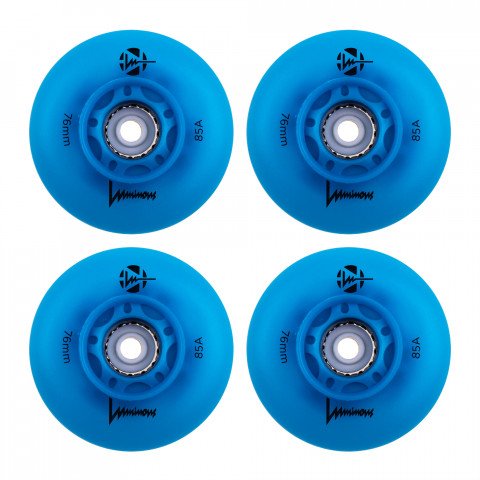 Kółka - Kółka do Rolek Luminous LED 76mm/85a - Niebieski Ocean/Glow (4) - Zdjęcie 1