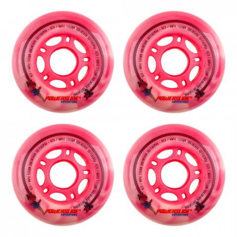 Promocje - Kółka do Rolek Powerslide Princess Girls 76mm/82a (4 szt.) - Zdjęcie 1