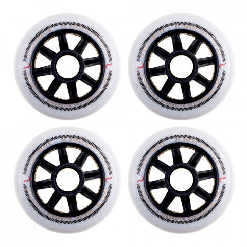 Kółka - Kółka do Rolek Ground Control FSK 90mm/85a - Białe (4 szt.) - Zdjęcie 1