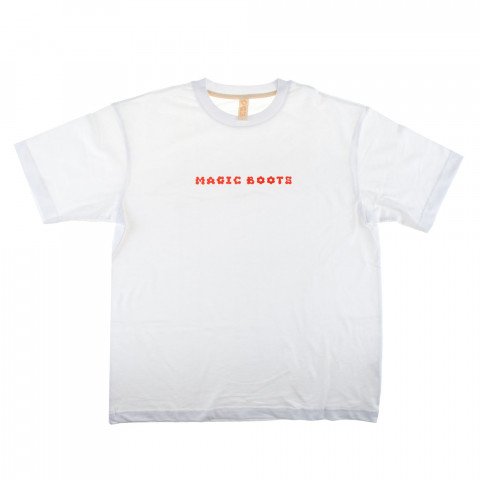 Koszulki - Koszulka Magic Boots Skate Goods Flowers TS - Biały - Zdjęcie 1