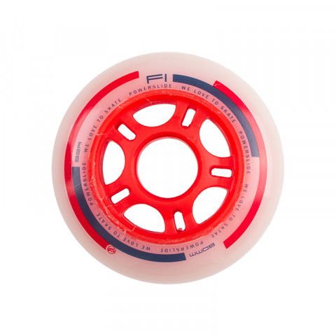 Promocje - Kółka do Rolek Powerslide F1 Wheel 80mm/82A - Czerwone (1 szt.) - Zdjęcie 1