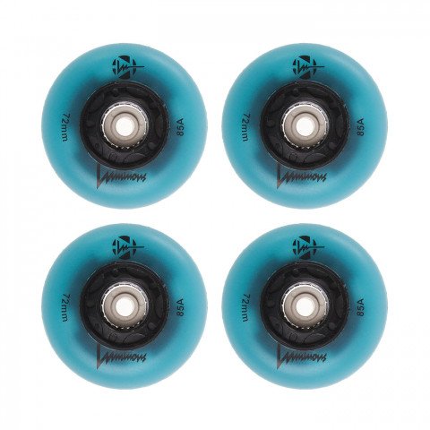 Kółka - Kółka do Rolek Luminous LED 76mm/85a - Blue Glow (4 szt.) - Zdjęcie 1
