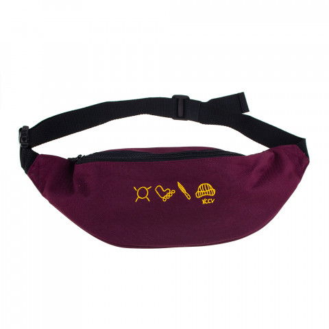 Torby - XCCV Bless Beltbag - Bordowy - Zdjęcie 1