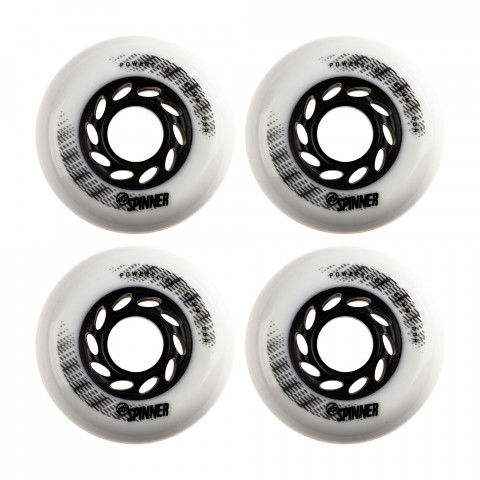 Kółka - Kółka do Rolek Powerslide Spinner 68mm/85a Full Profile - Białe (4 szt.) - Zdjęcie 1