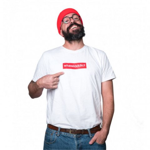Koszulki - Koszulka Wheeladdict Red Tab TS - Biały - Zdjęcie 1