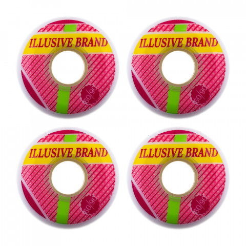 Promocje - Kółka do Rolek Illusive McFlys 60mm/90a - Białe (4 szt.) - Zdjęcie 1