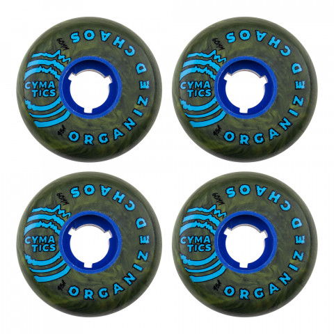 Kółka - Kółka do Rolek Cymatics Team Wave 60mm/95a - Zielono/Czarne (4) - Zdjęcie 1