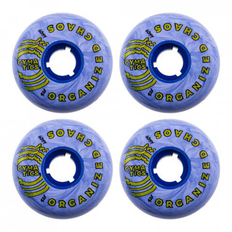 Kółka - Kółka do Rolek Cymatics Team Wave 60mm/92a - Niebiesko/Szare (4) - Zdjęcie 1