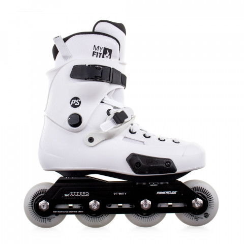 Rolki - Rolki Powerslide Zoom Pro Combat 80 - Biało/Czarne OEM - Zdjęcie 1