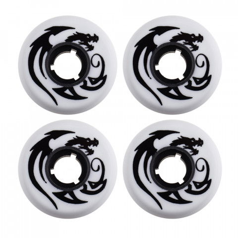 Kółka - Kółka do Rolek Dead Black Dragon 56mm/95a - Białe (4 szt.) - Zdjęcie 1