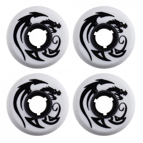 Kółka - Kółka do Rolek Dead Black Dragon 56mm/92a - Białe (4 szt.) - Zdjęcie 1