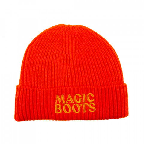 Czapki Zimowe - Czapka Magic Boots Skate Goods Sun Beanie - Pomarańczowa - Zdjęcie 1
