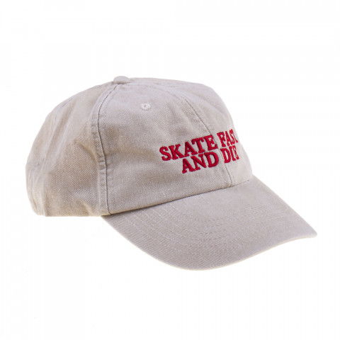 Czapki z daszkiem - Czapka z daszkiem Inferno Skate Fast And Die Cap - Piaskowa - Zdjęcie 1