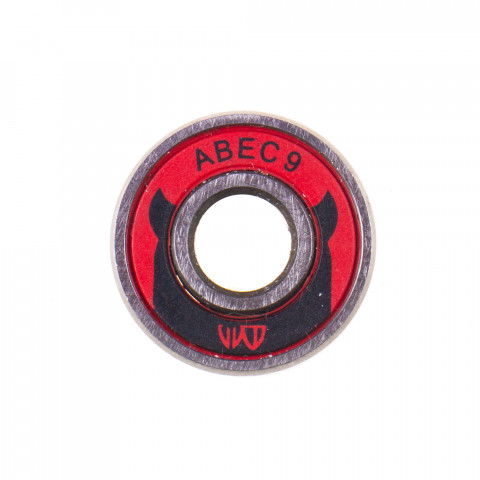 Łożyska - Łożyska do rolek Wicked Abec 9 Chrome 608 - Czerwony Koszyk (1) - Zdjęcie 1
