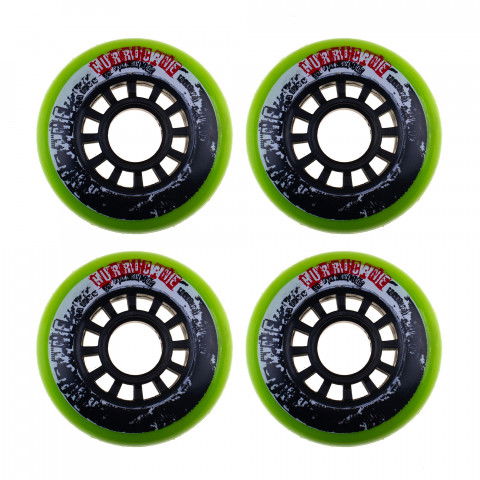Promocje - Kółka do Rolek Powerslide Hurricane 72mm/85a - Zielone (4) OEM - Zdjęcie 1