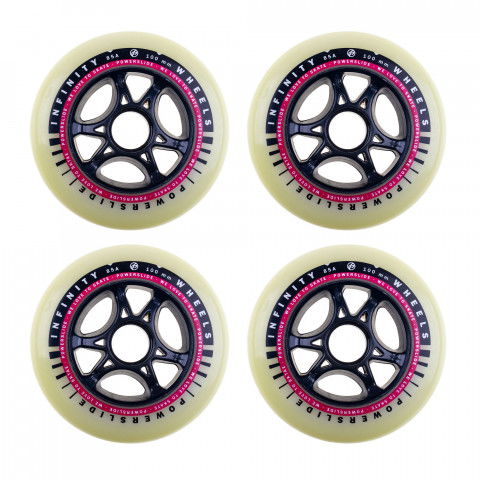 Promocje - Kółka do Rolek Powerslide Infinity II 100mm/85a Czerwone (4) OEM - Zdjęcie 1