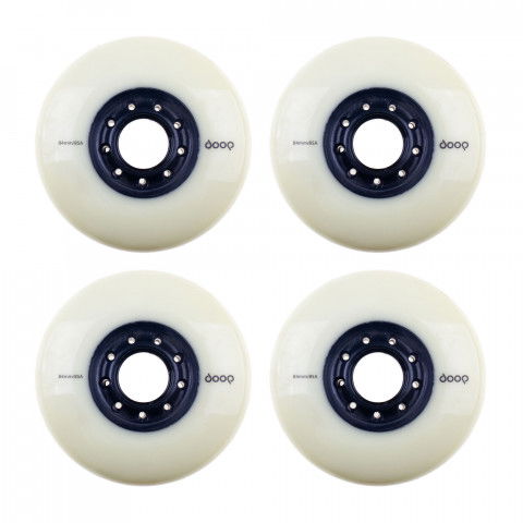 Promocje - Kółka do Rolek Powerslide Doop 84mm/82a - Białe (4 szt.) OEM - Zdjęcie 1