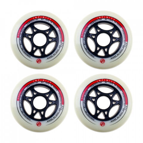 Promocje - Kółka do Rolek Powerslide Infinity II 84mm/85a Czerwone (4) OEM - Zdjęcie 1