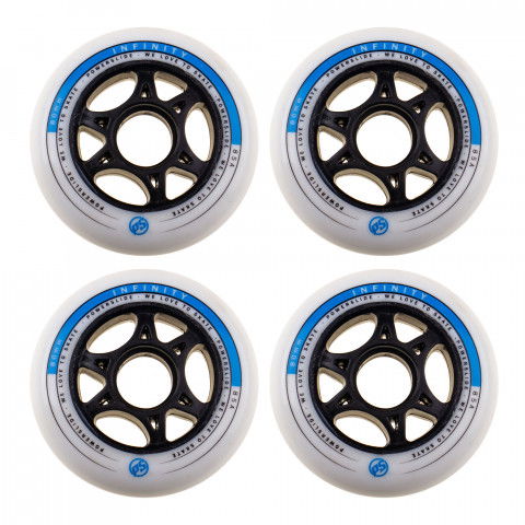 Promocje - Kółka do Rolek Powerslide Infinity II 80mm/85a Niebieskie (4) OEM - Zdjęcie 1