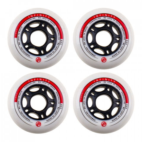 Promocje - Kółka do Rolek Powerslide Infinity II 76mm/82a Czerwone (4) OEM - Zdjęcie 1