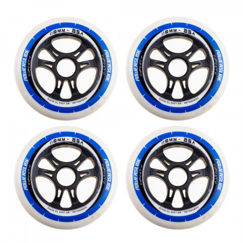 Promocje - Kółka do Rolek Powerslide Infinity II 110mm/85a Beżowo-Niebieskie (4) OEM - Zdjęcie 1