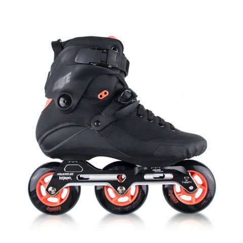 Rolki - Rolki Powerslide Kaze 90 - Czarne - Powystawowe - Zdjęcie 1