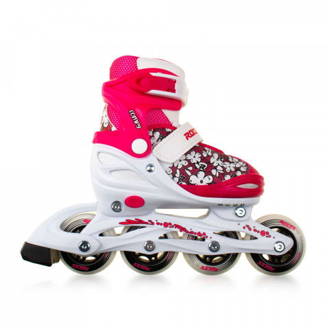 Rolki - Rolki Roces Compy X Girl - Biało-Różowo-Czarne - Zdjęcie 1