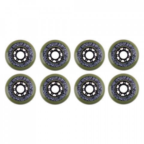 Kółka - Kółka do Rolek Mushroom Blading Scribbles 80mm/87a (8 szt.) - Zdjęcie 1