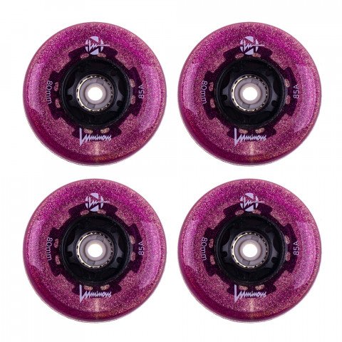 Kółka - Kółka do Rolek Luminous LED 80mm/85a - Purple Haze (4 szt.) - Zdjęcie 1