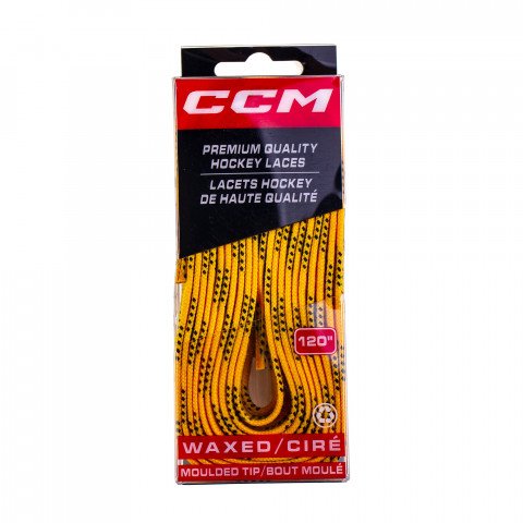 Sznurówki - Sznurówki CCM Proline Wax Laces - Żółte - Zdjęcie 1