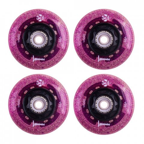 Kółka - Kółka do Rolek Luminous LED 72mm/85a - Purple Haze (4 szt.) - Zdjęcie 1